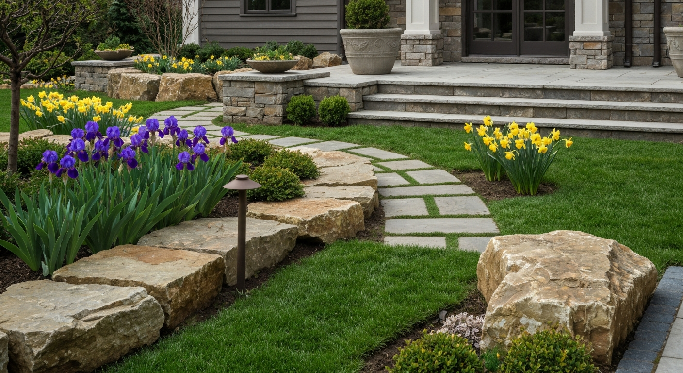 Professional elaborate landscaping design