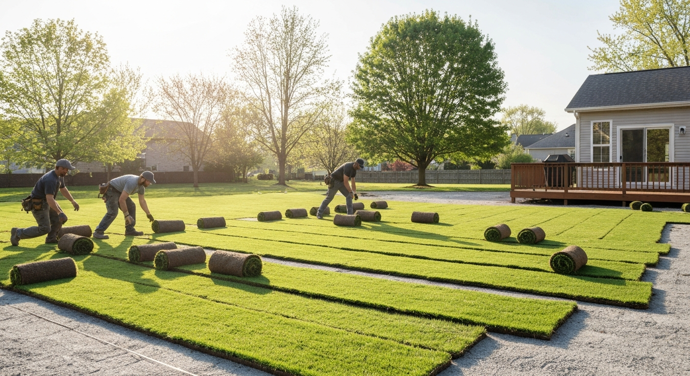 sod installation Columbus OH lawn repair