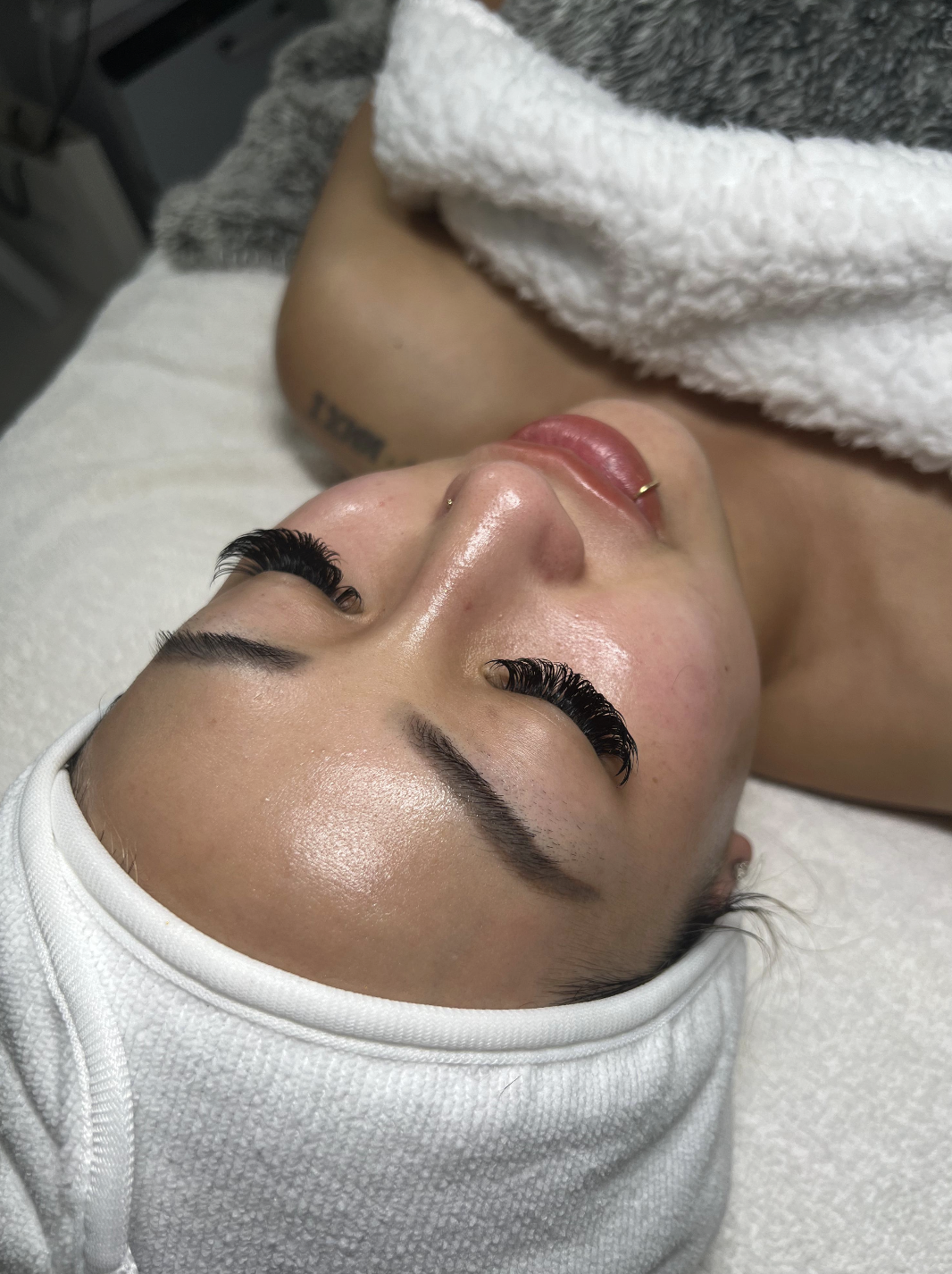 Glowing skin facial treatment