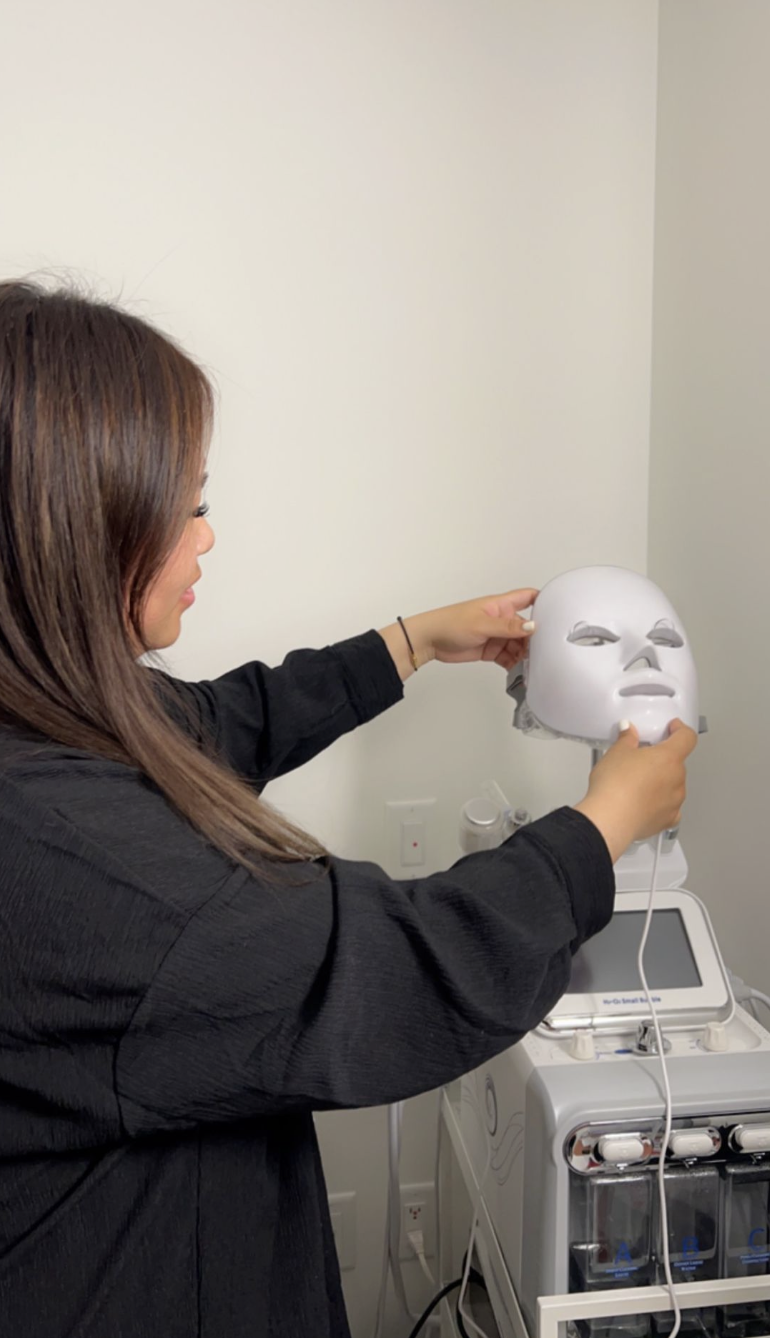 LED Light Therapy Preparation