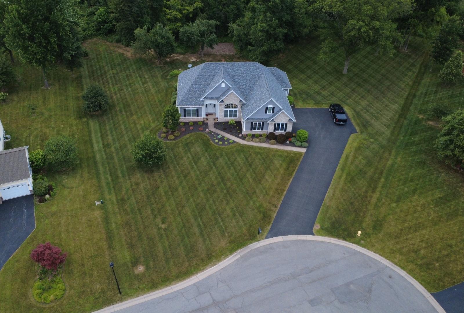 Immaculate lawn stripes