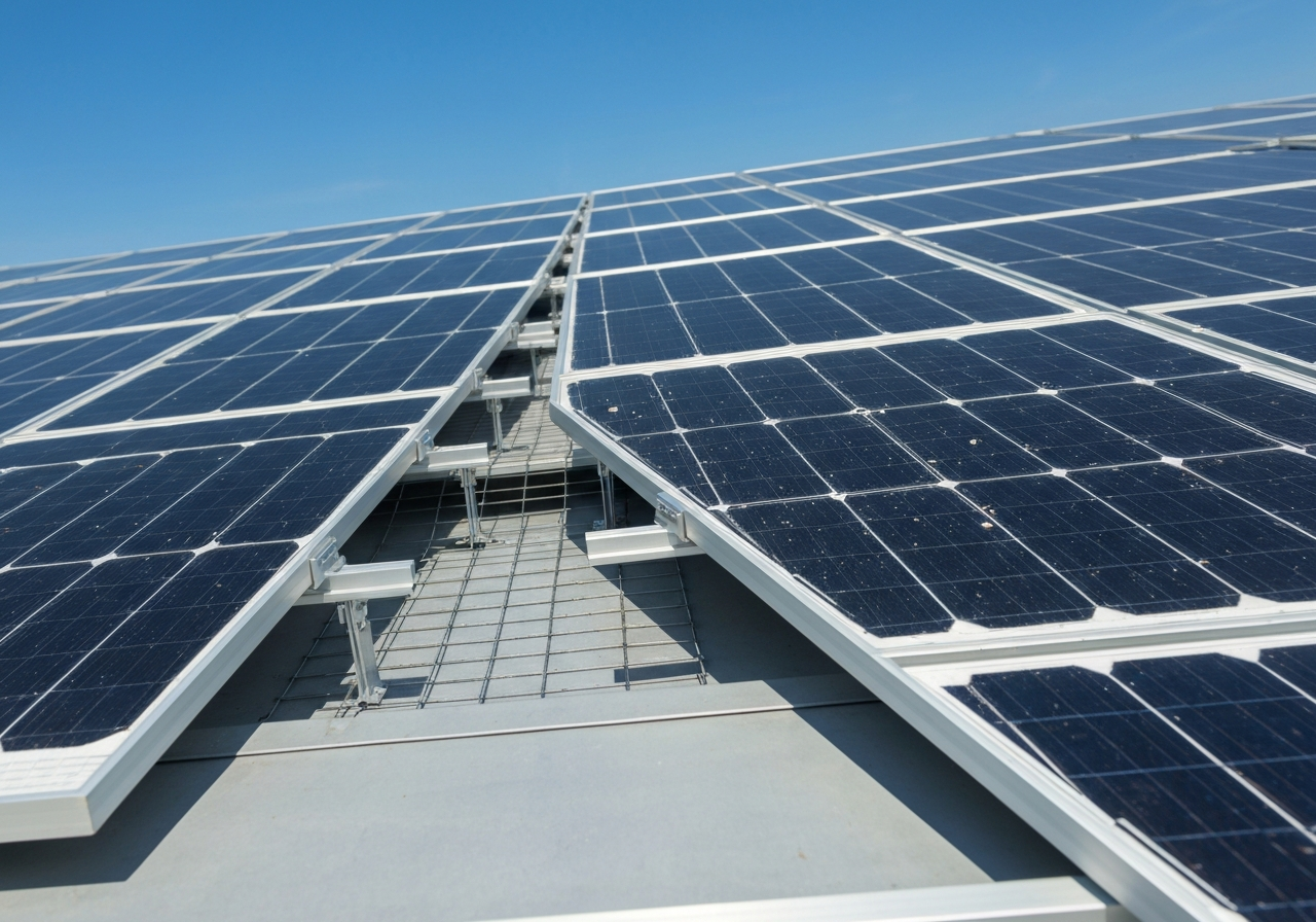 Clean solar panels after nest removal