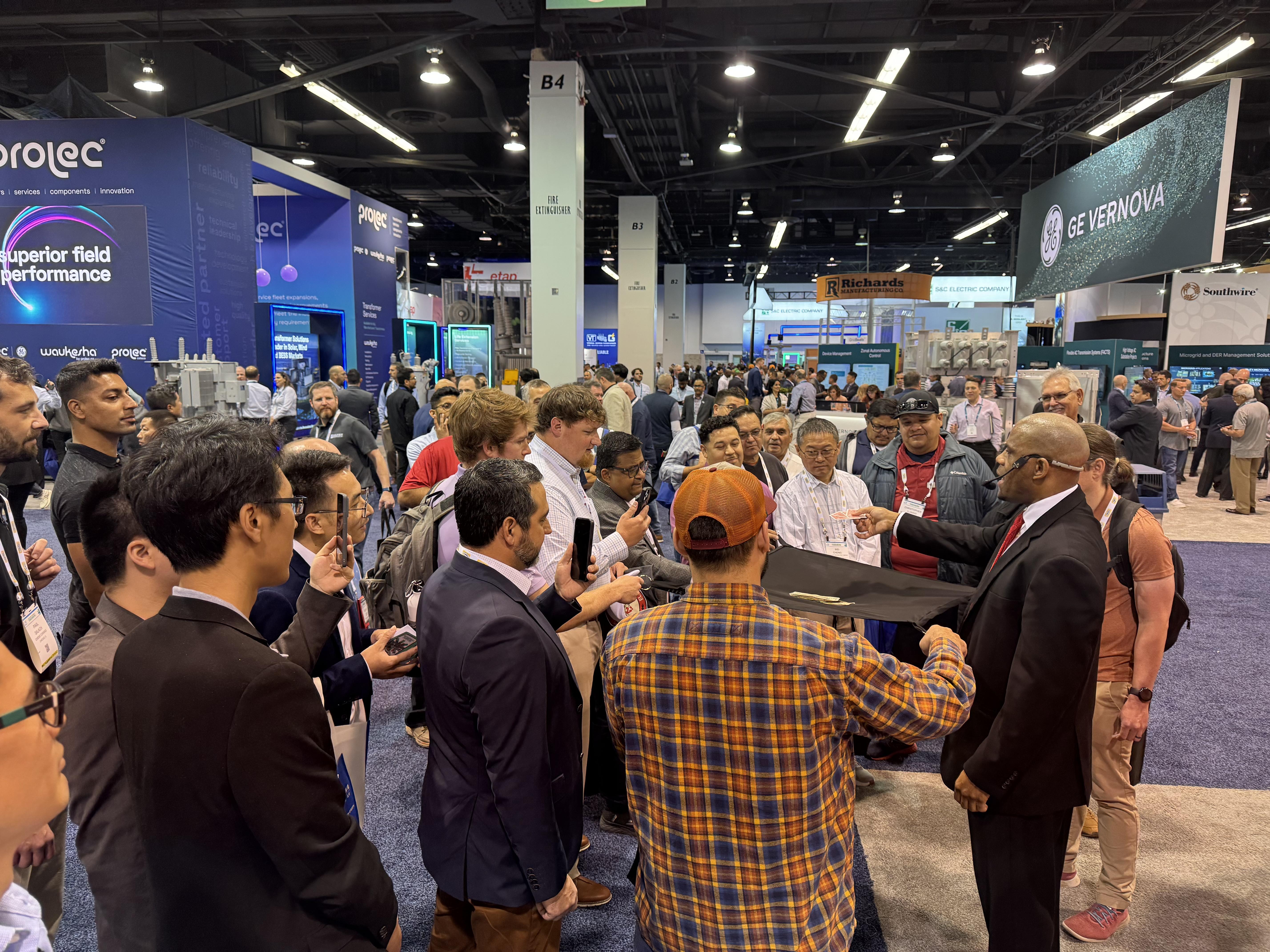 Crowds form naturally