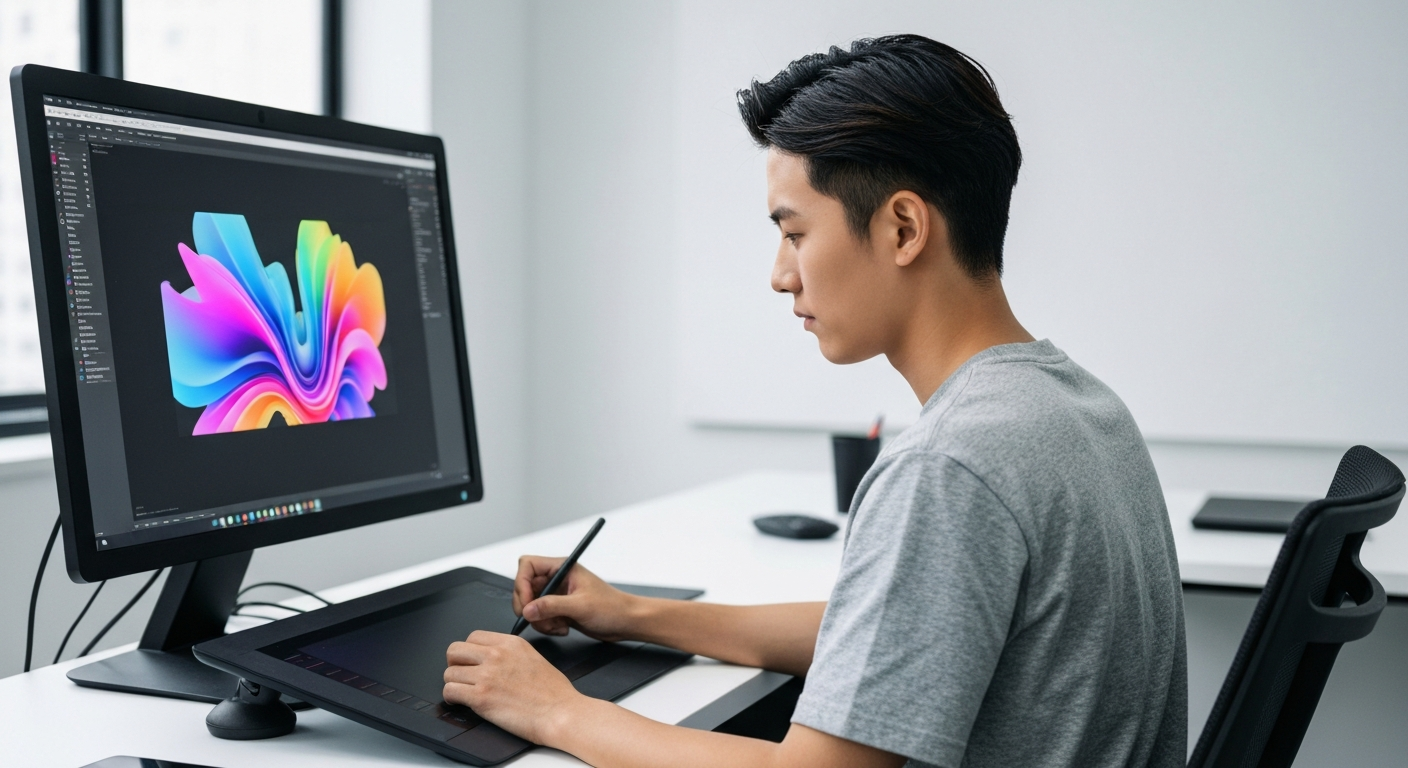 Graphic Design Workspace