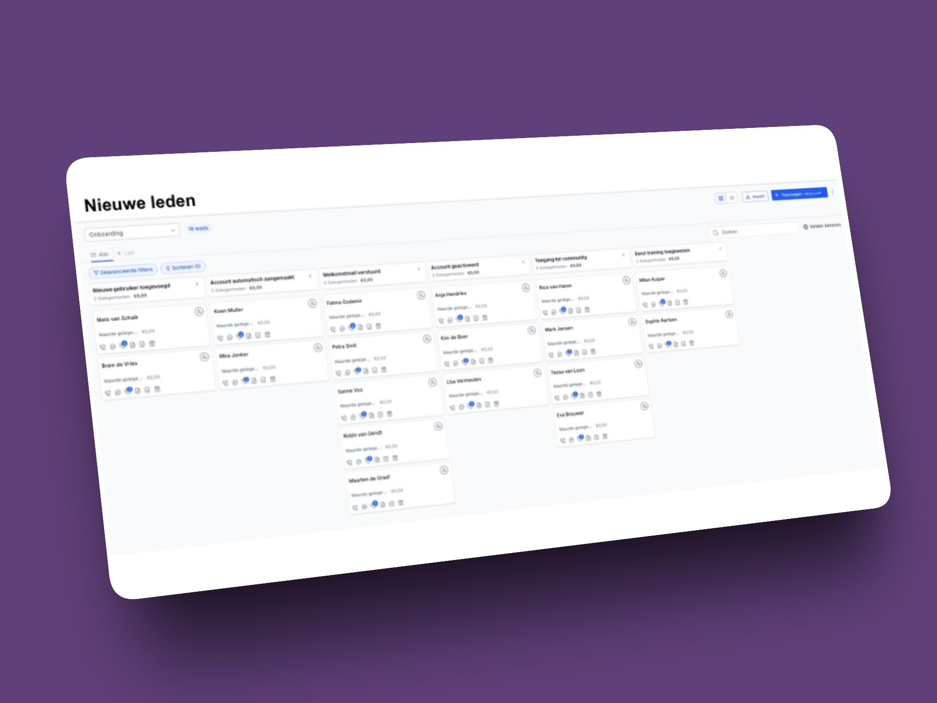 Automatische onboarding