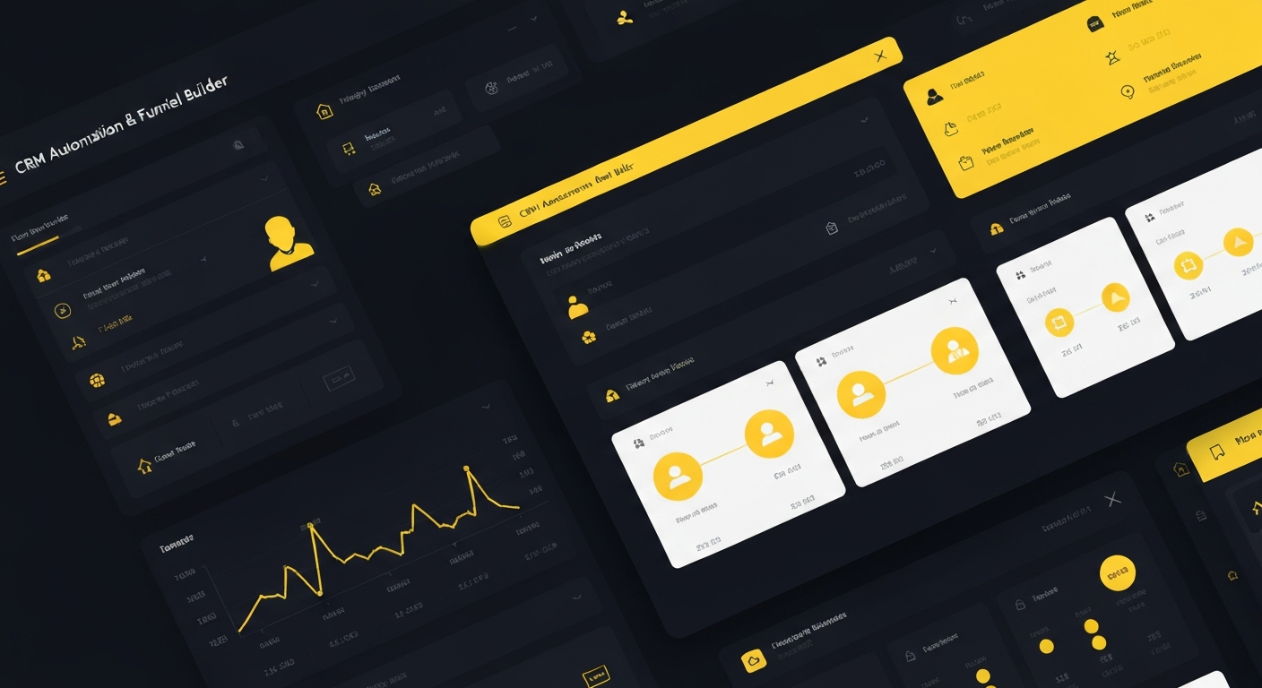 GHL AI Studio dashboard with CRM and automation tools