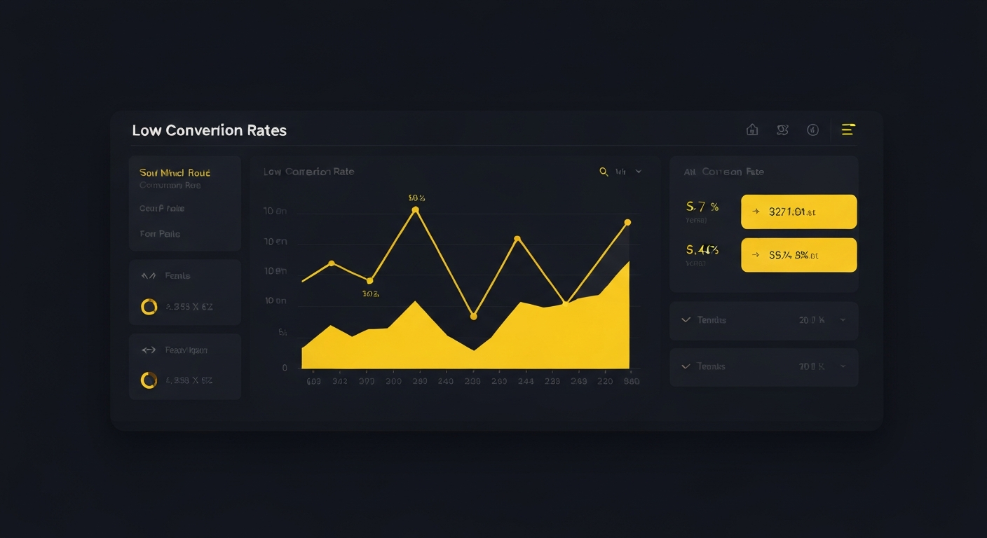 funnel not converting analytics example