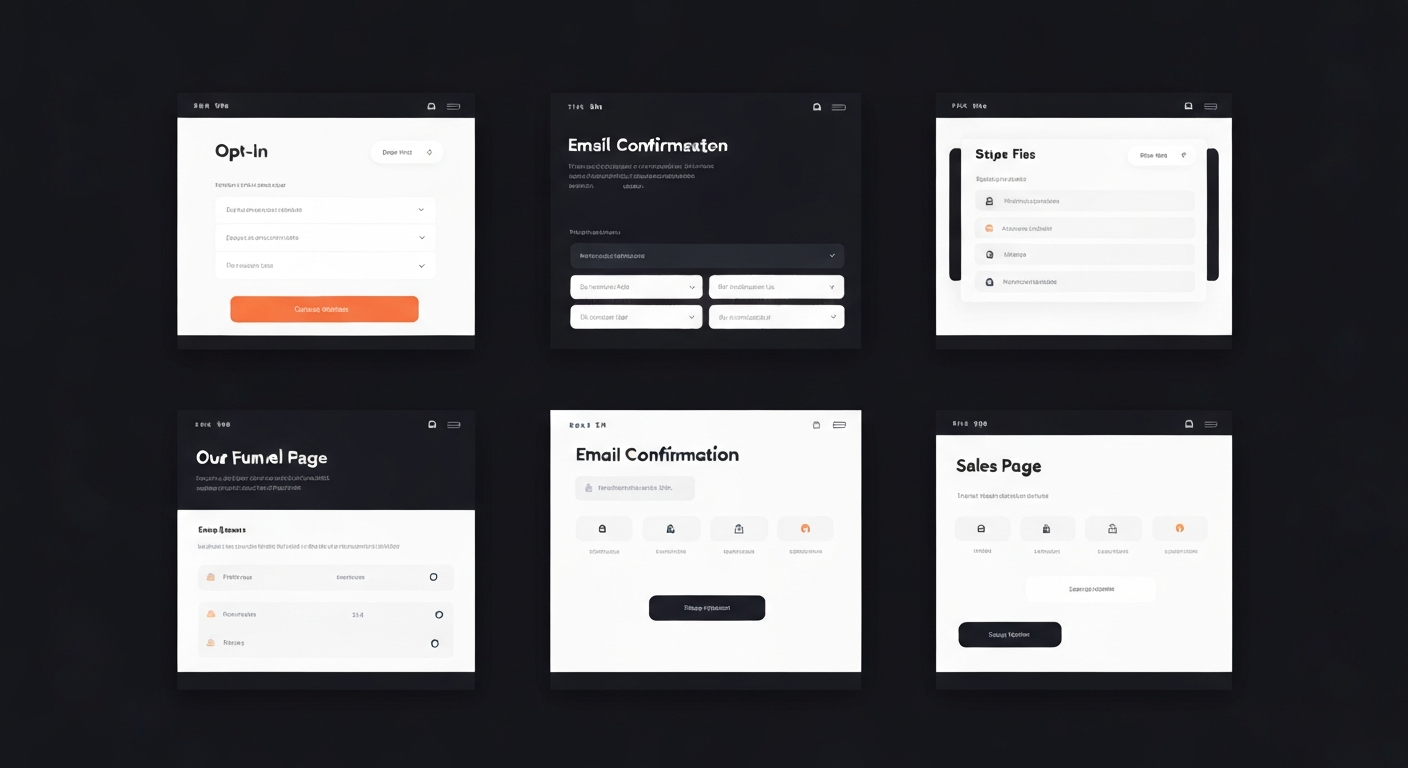 lead magnet funnel pages example for course creators