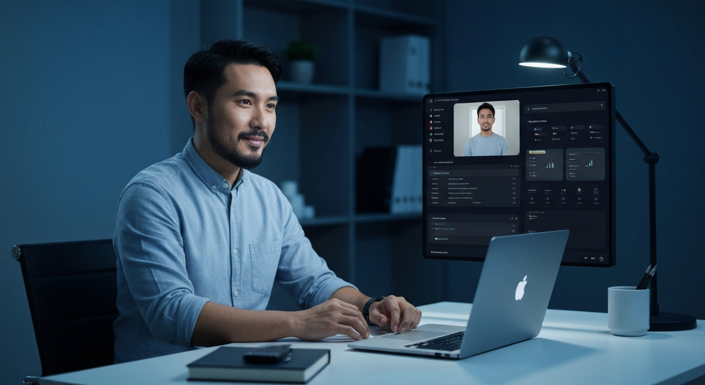 Coach on video call closing high-ticket coaching client