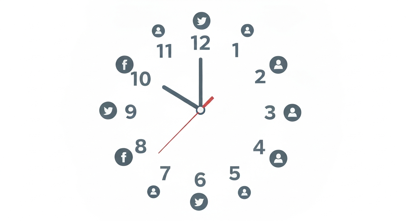 How to stay visible on social media without spending hours