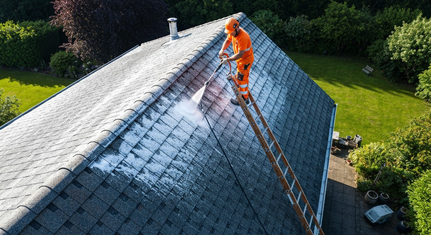Can this company clean my roof without using high pressure and damaging the shingles?