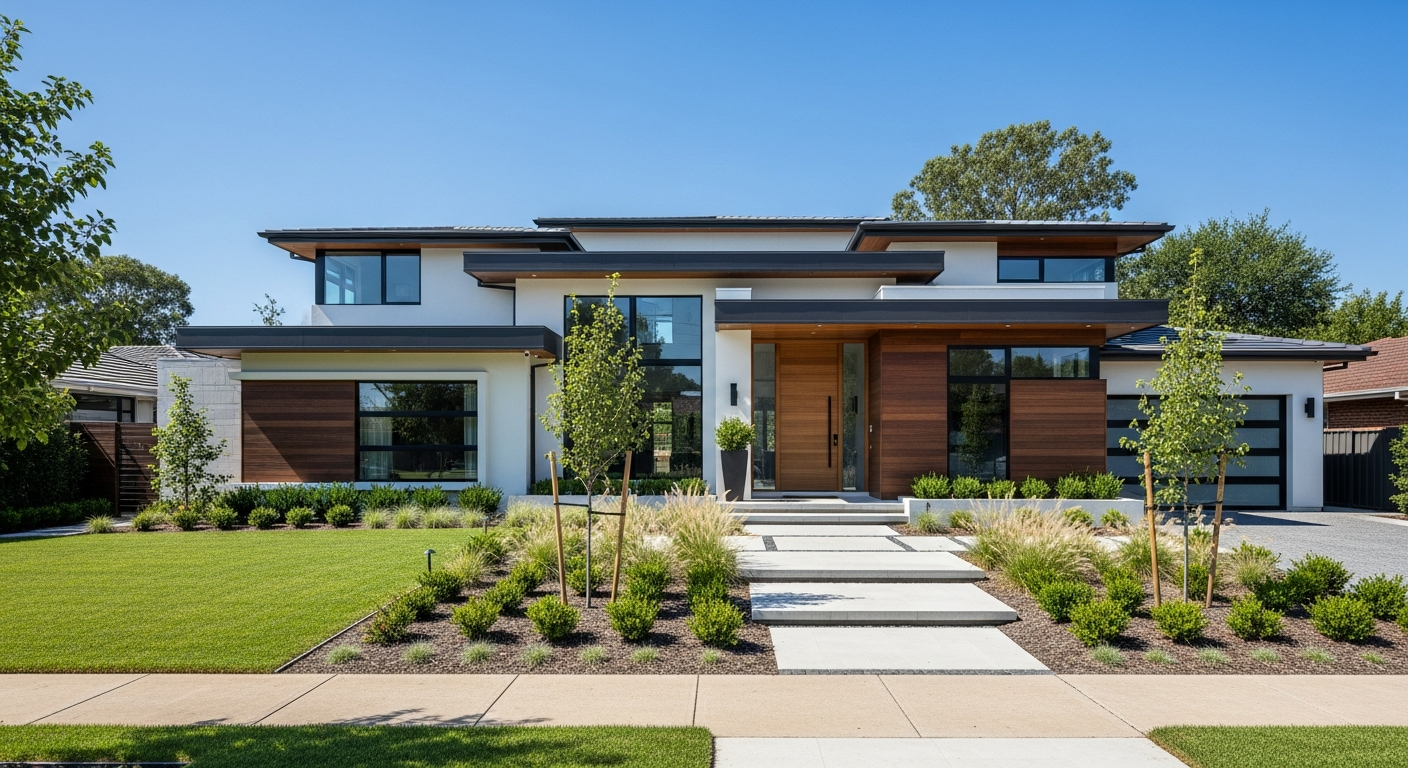 Modern home exterior