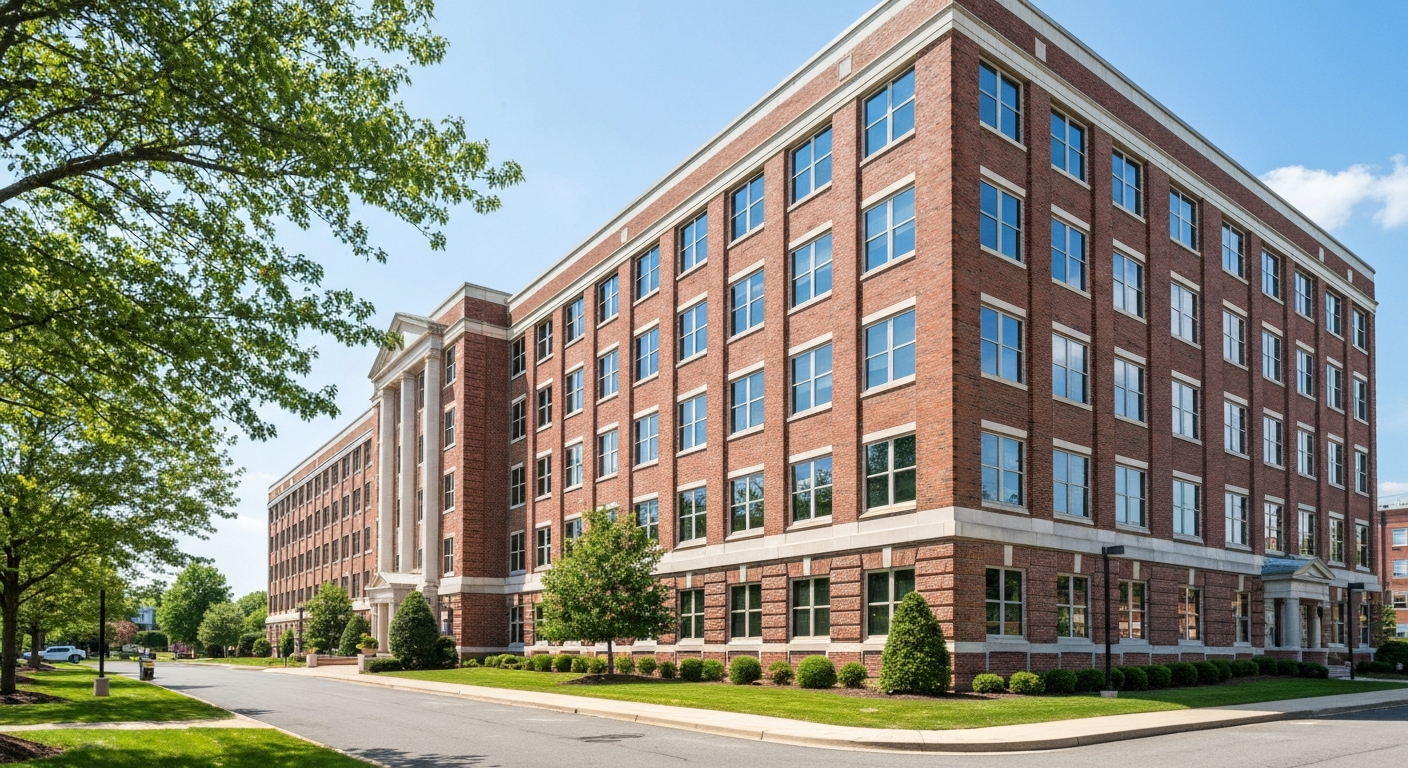 Office building exterior at 8 The Green