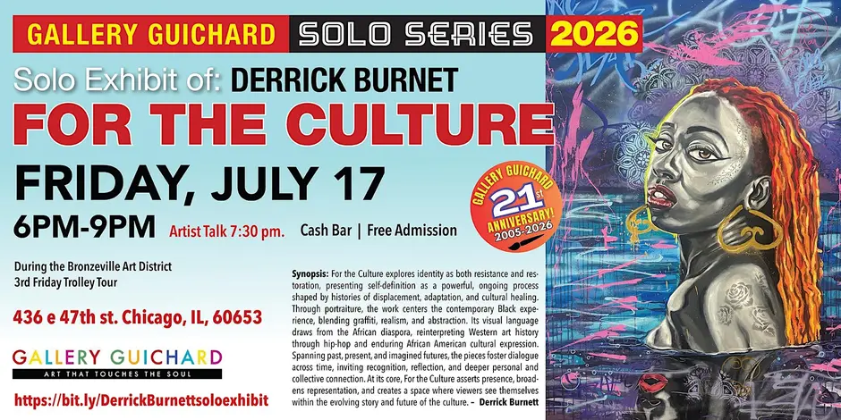 Solo Exhibition of Derrick Burnett "For the Culture"