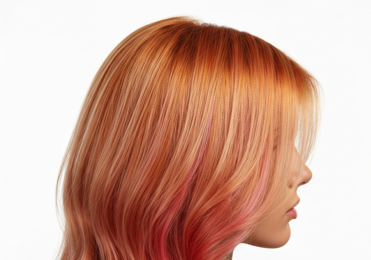 Vivid and fashion hair color