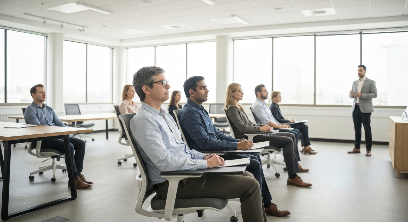 Professional workshop setting