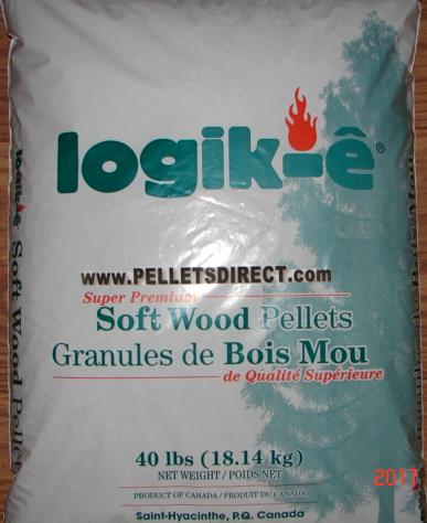 Logik-e Super Premium Softwood Pellets