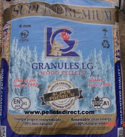 LG PREMIUM SOFTWOOD PELLETS