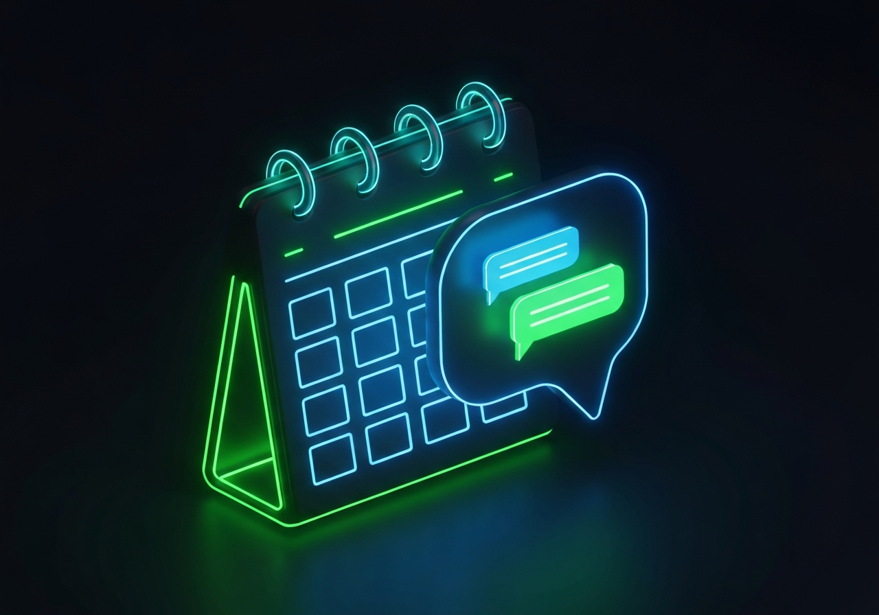 Agendamento com IA no Calendário