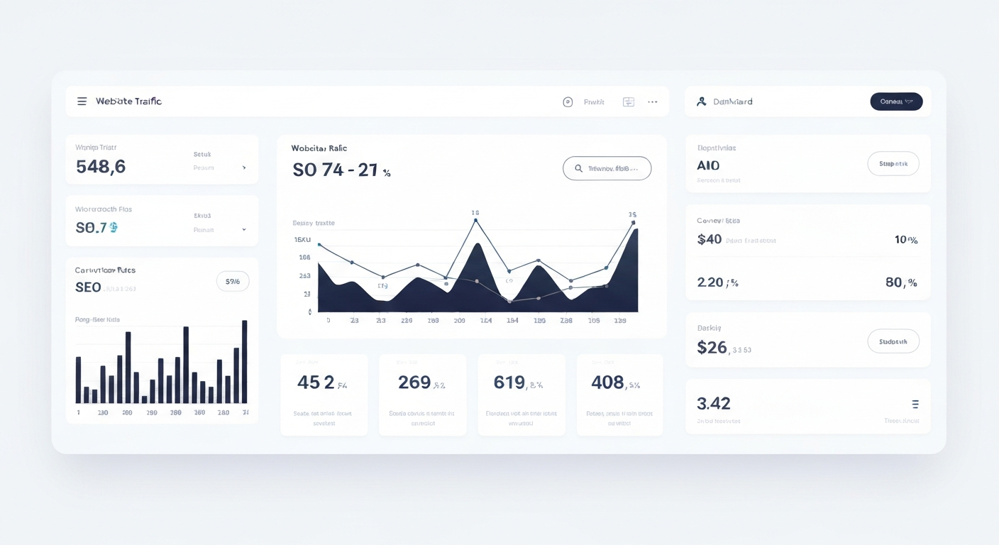Dashboard de Analytics do CRM High Level