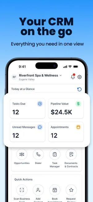 Seu CRM em qualquer lugar