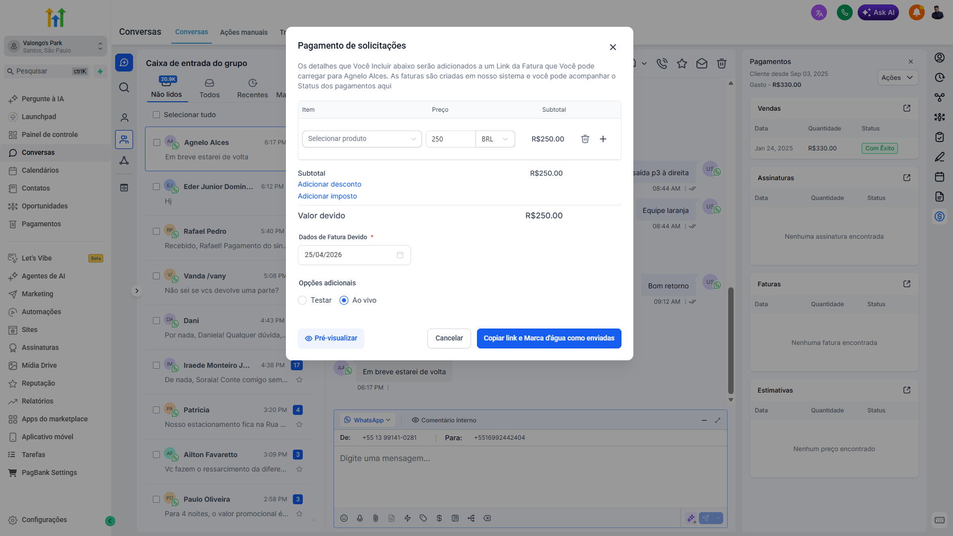 Contexto do Cliente