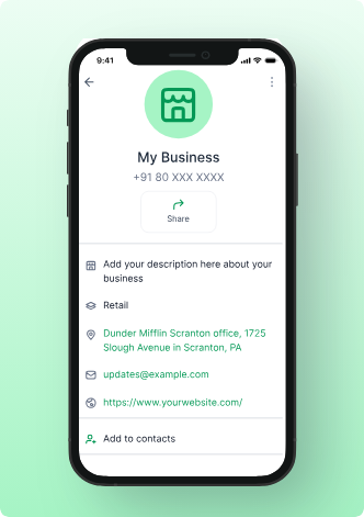 WhatsApp Business Profile