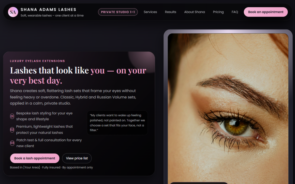 Shana Adams Lashes