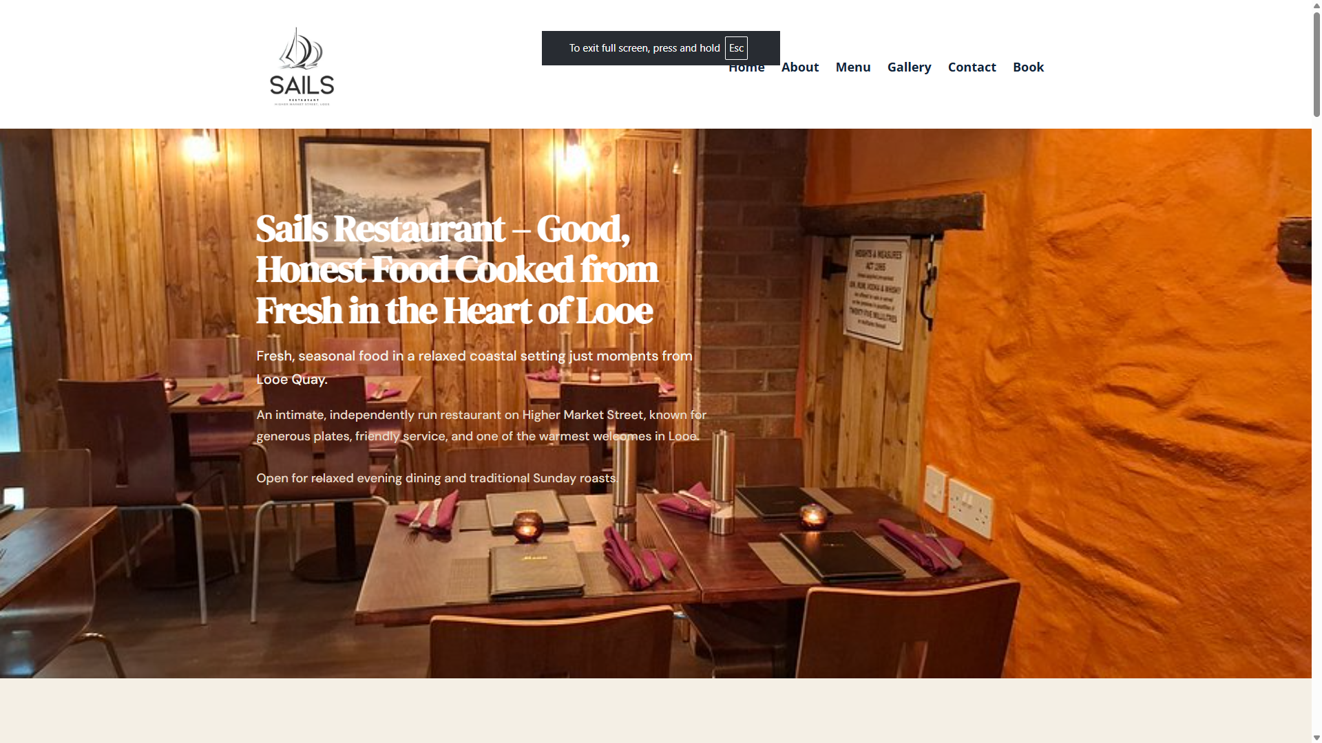 Sails Restaurant