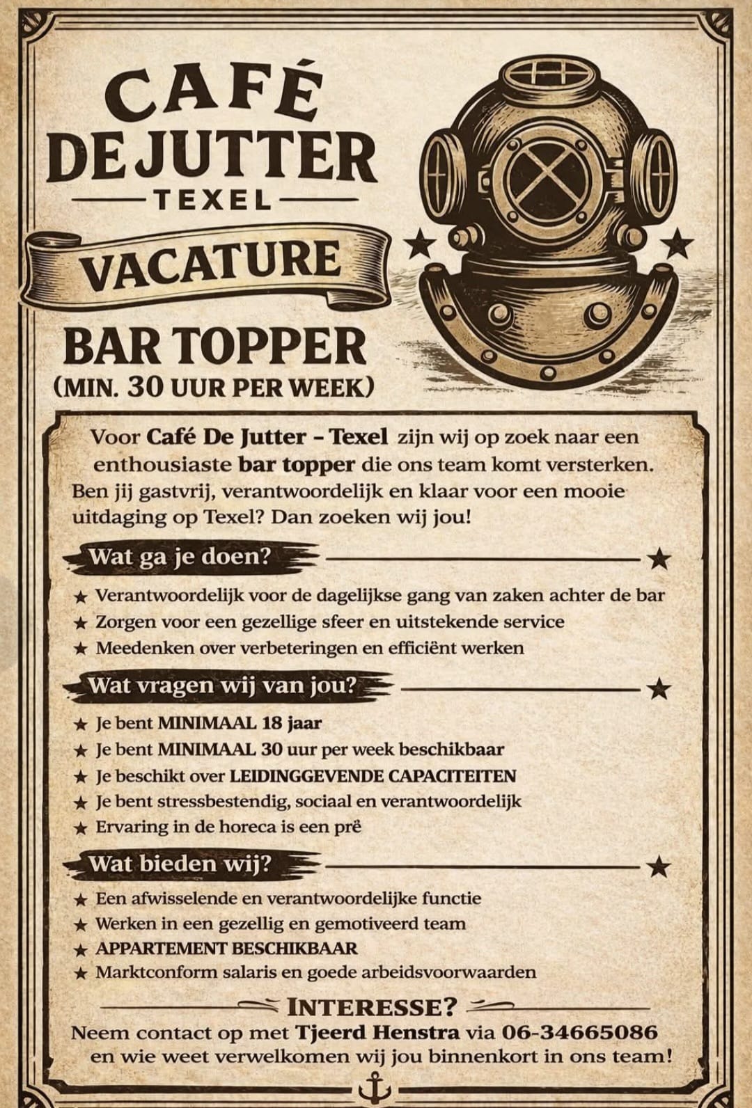 Vacature
