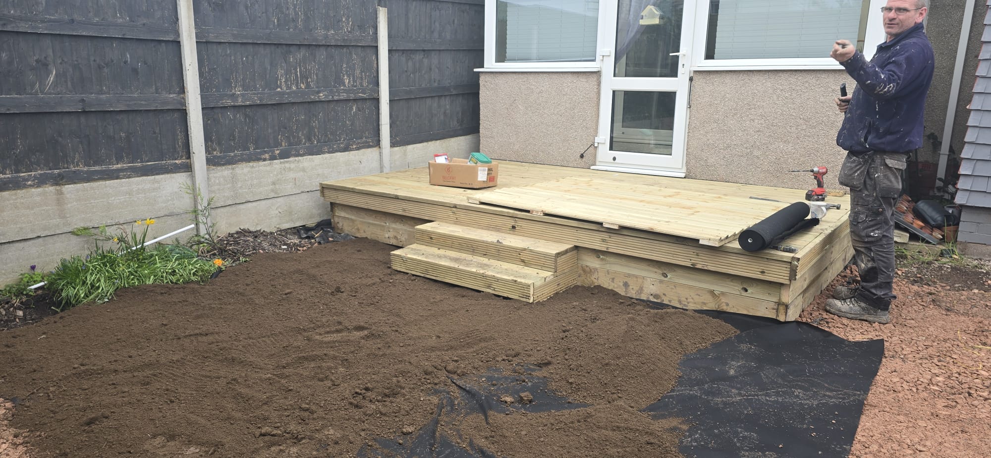 Premium decking installation 9