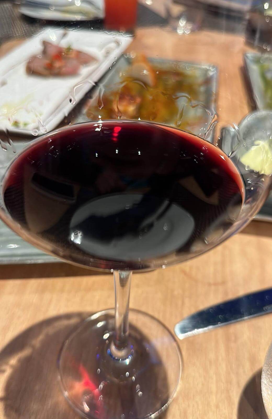 Wine Glass at El Corcho