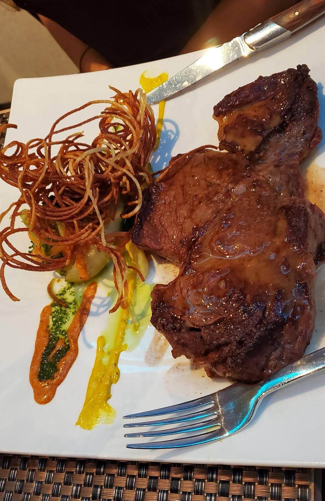 Prime meat dish at El Corcho