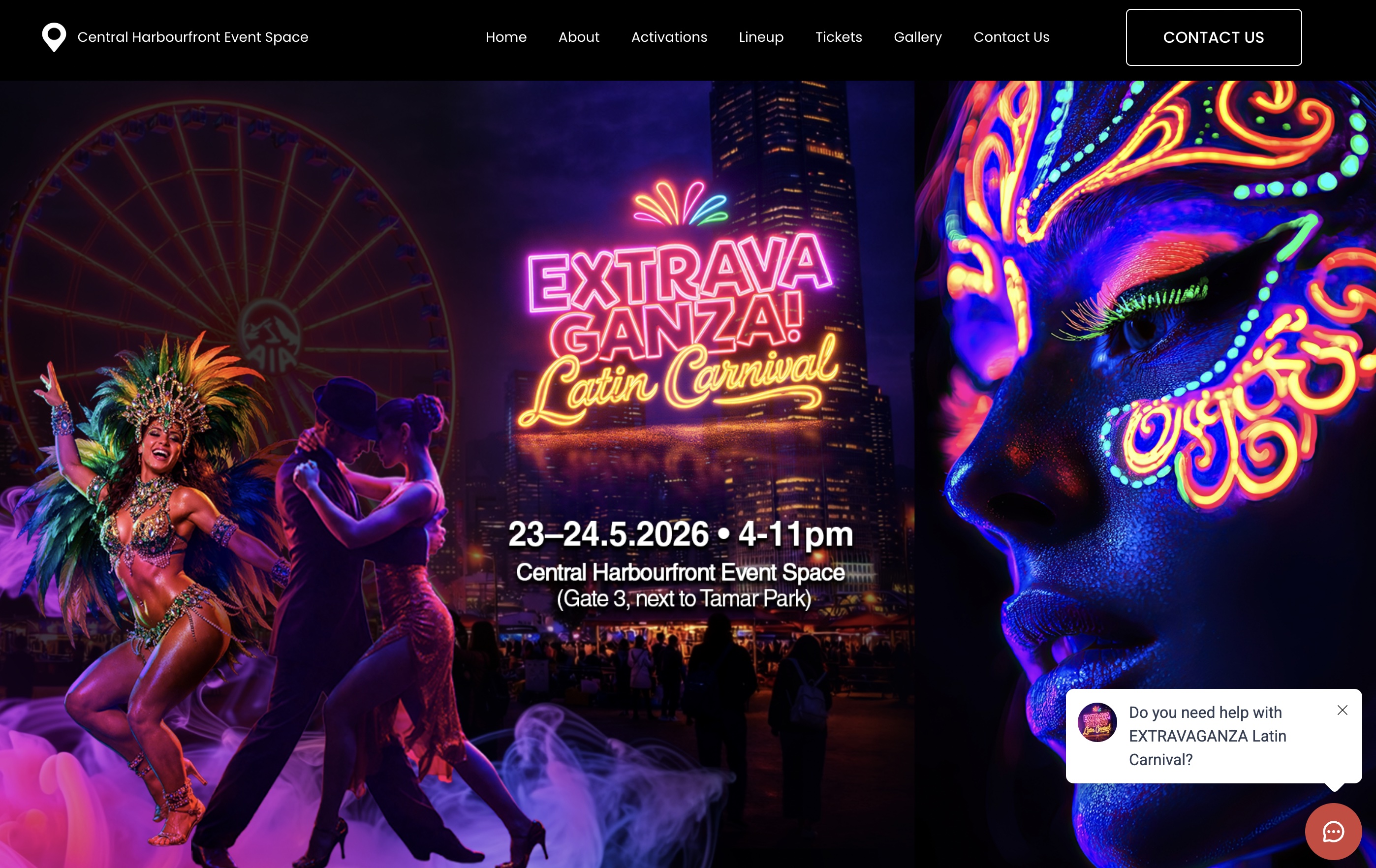 Extravaganza Carnival — Site de Alta Conversão MKT Brazil