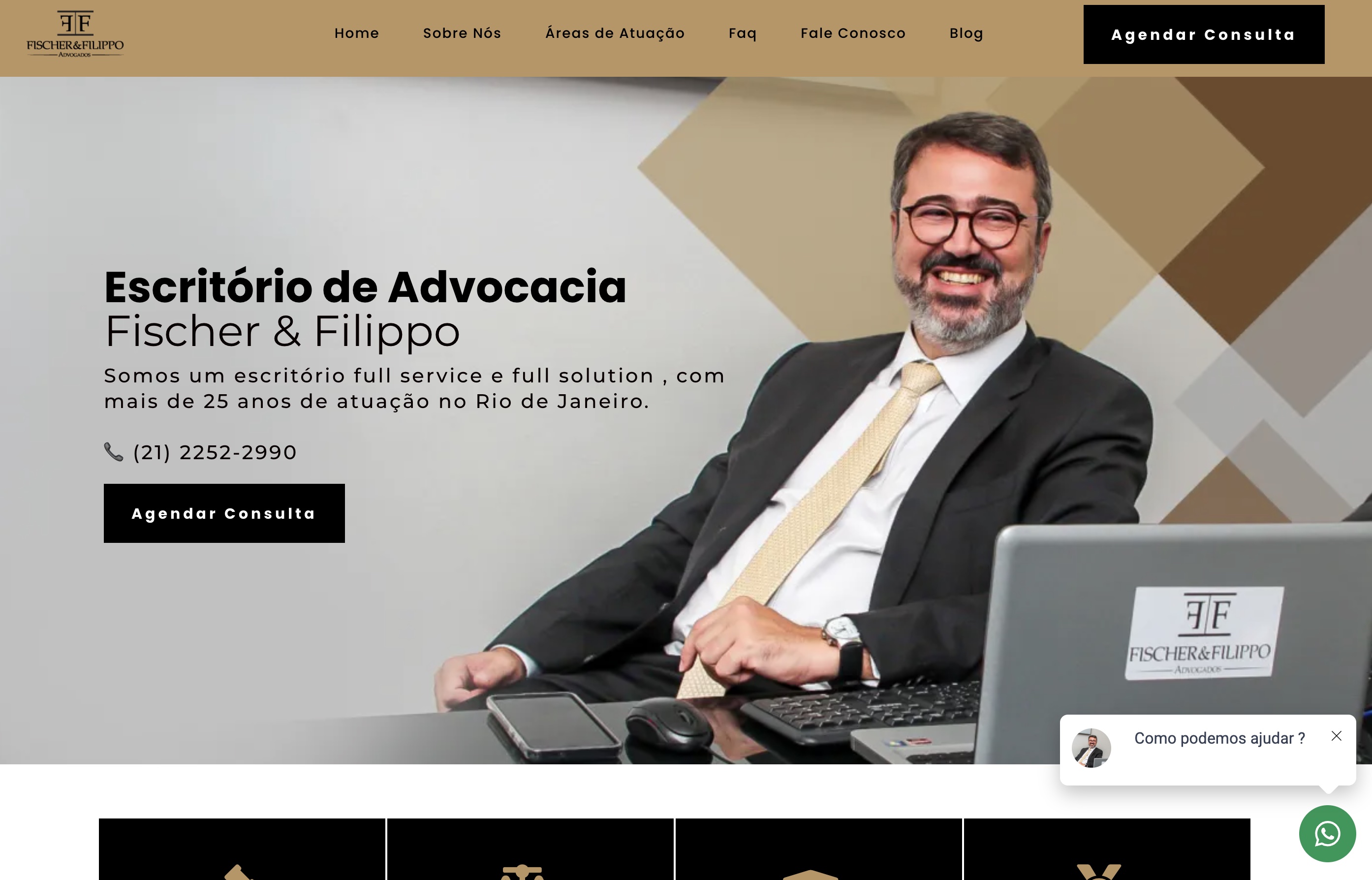Fischer & Filippo — Site de Alta Conversão MKT Brazil