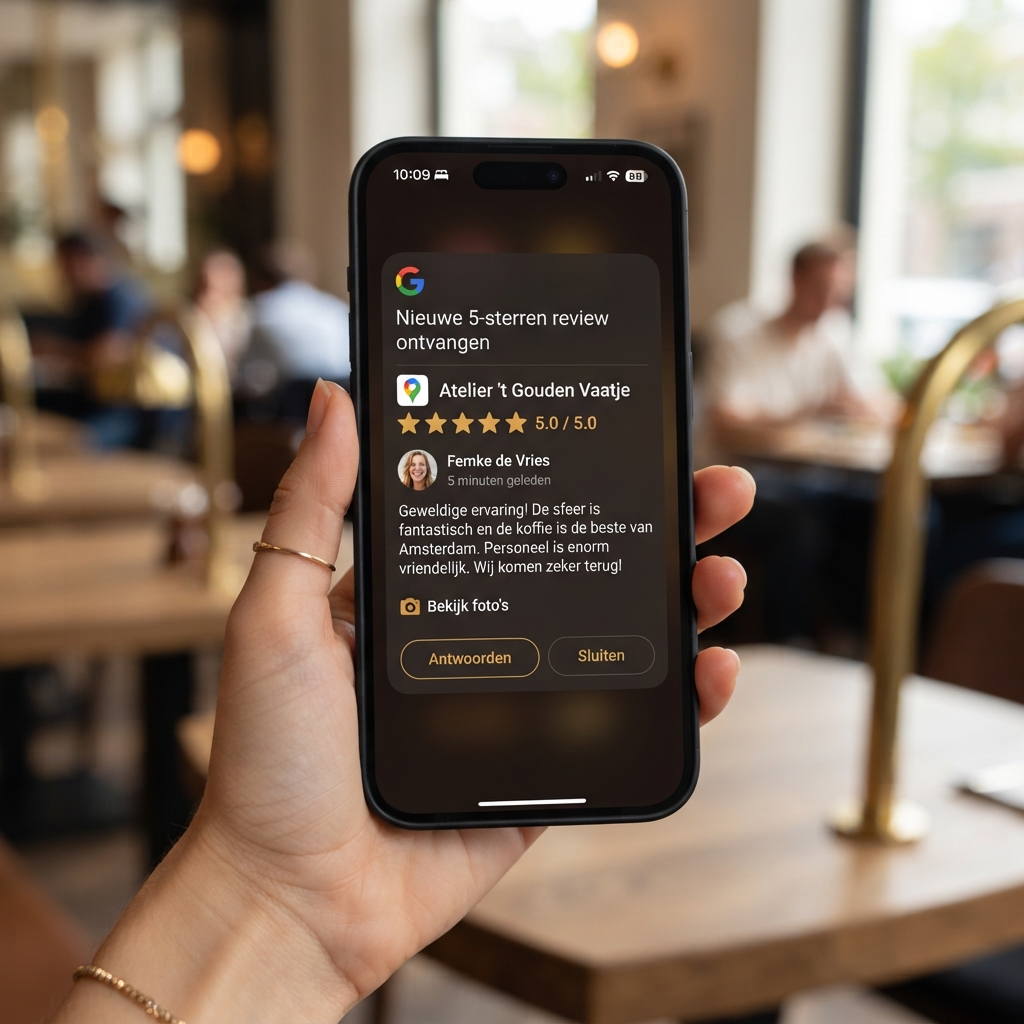 5-sterren review notificatie