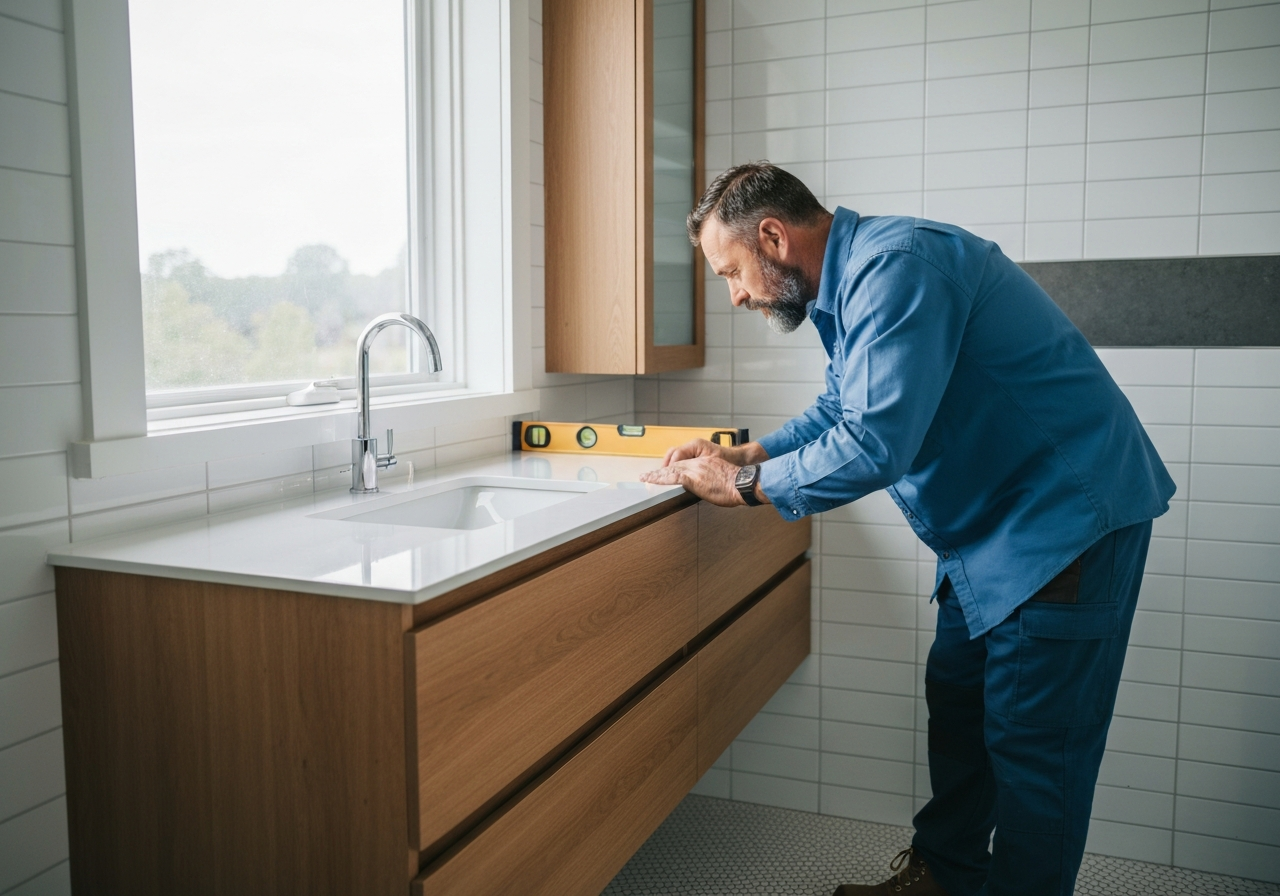 Vanity & Cabinet Install