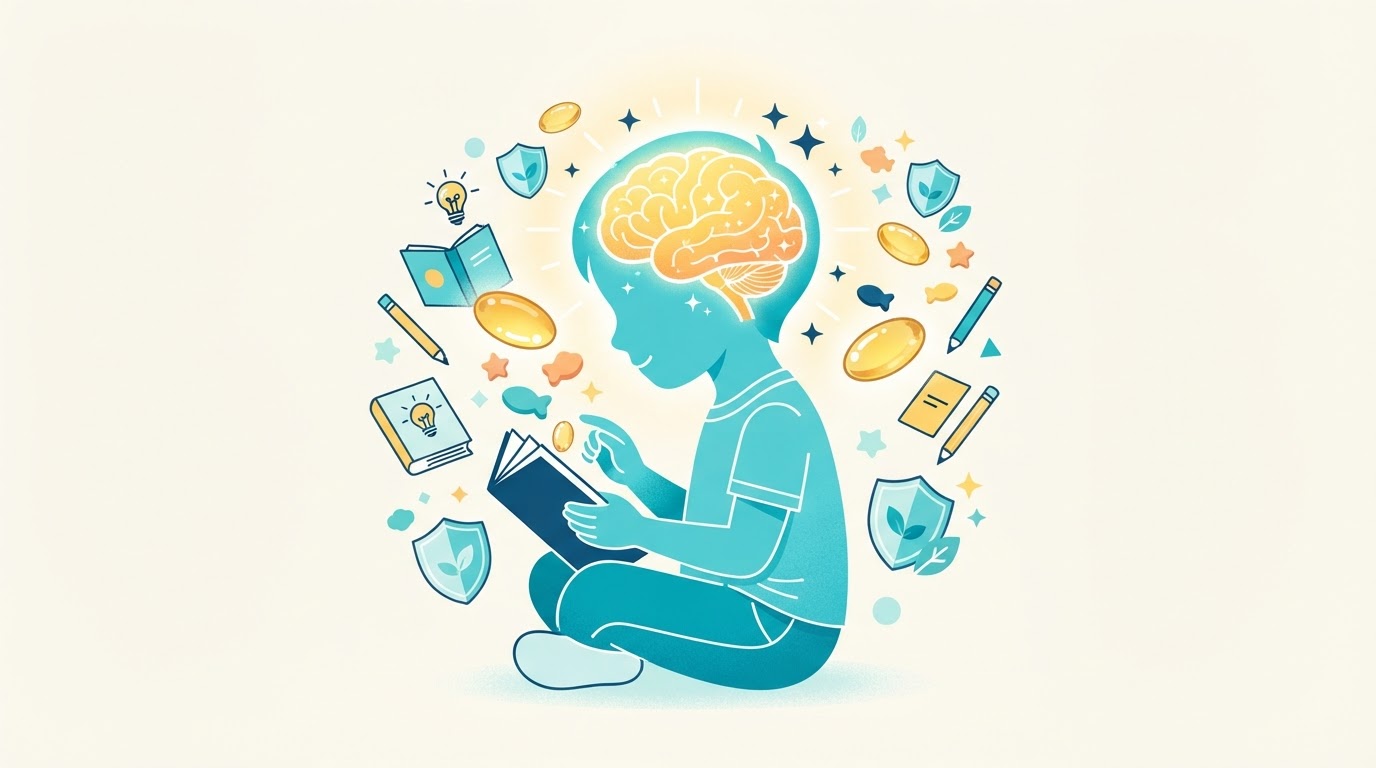 Omega 3 Benefits for Children: Brain Development, Focus & Immunity