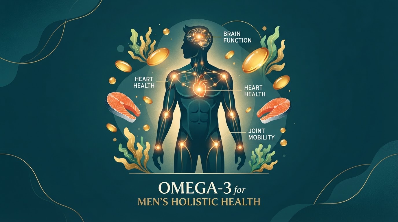Omega 3 Benefits for Men: A Holistic Guide to Heart, Brain & Vitality