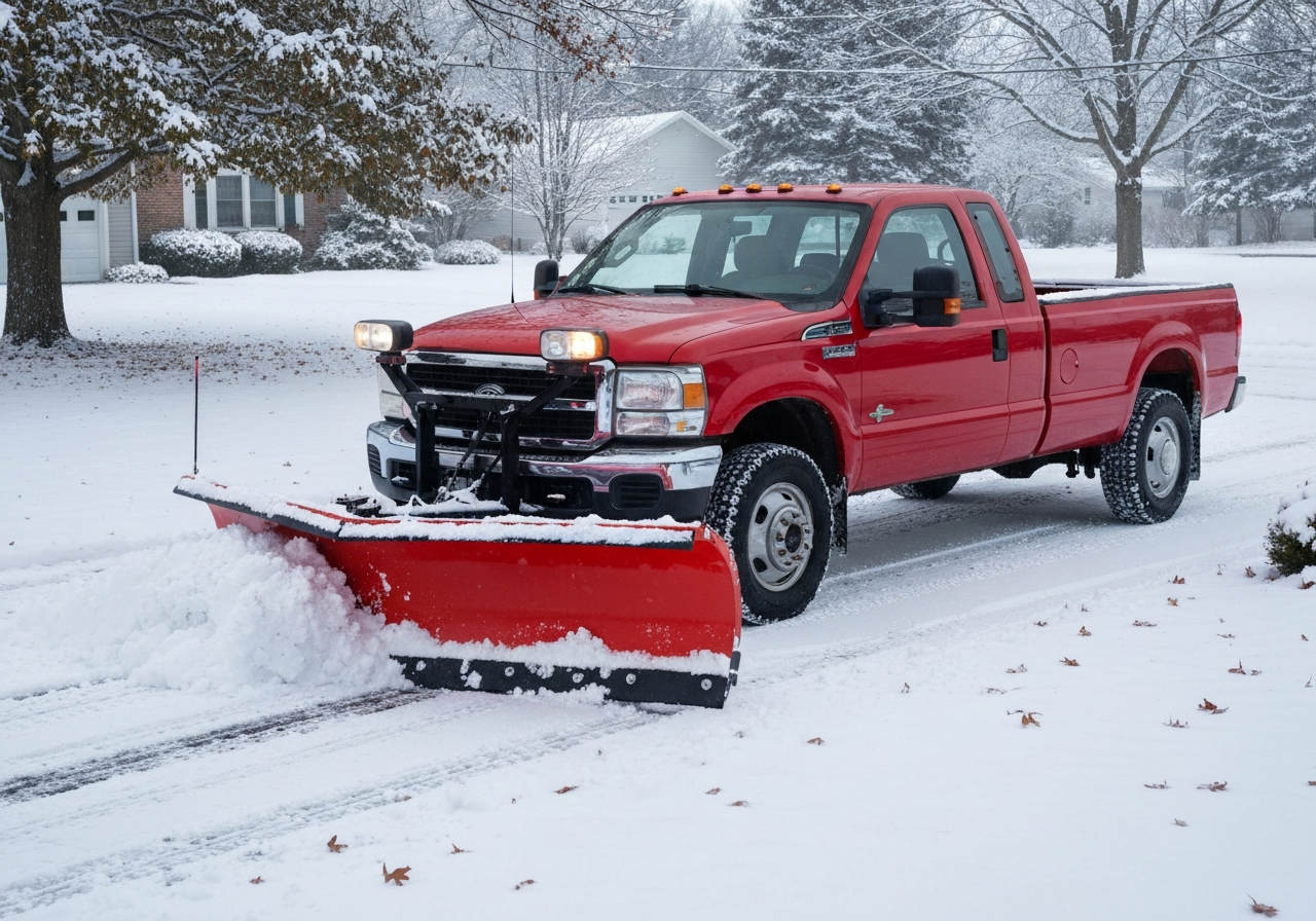 Professional snow removal in Mendon