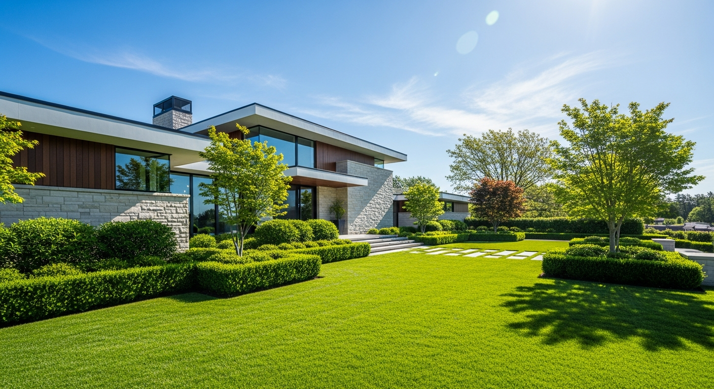 Lawn care and mowing in Mendon