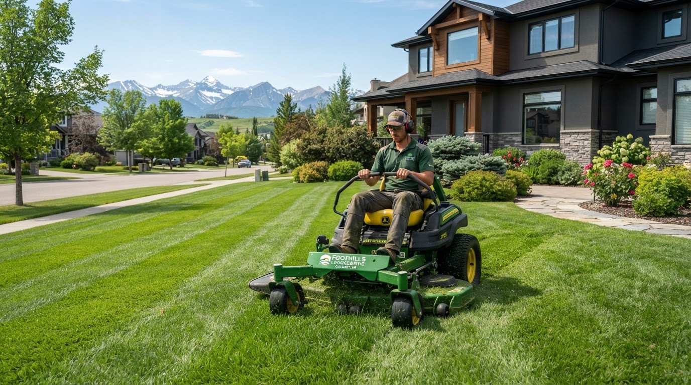 Jayz Landscaping lawn care service in Calgary