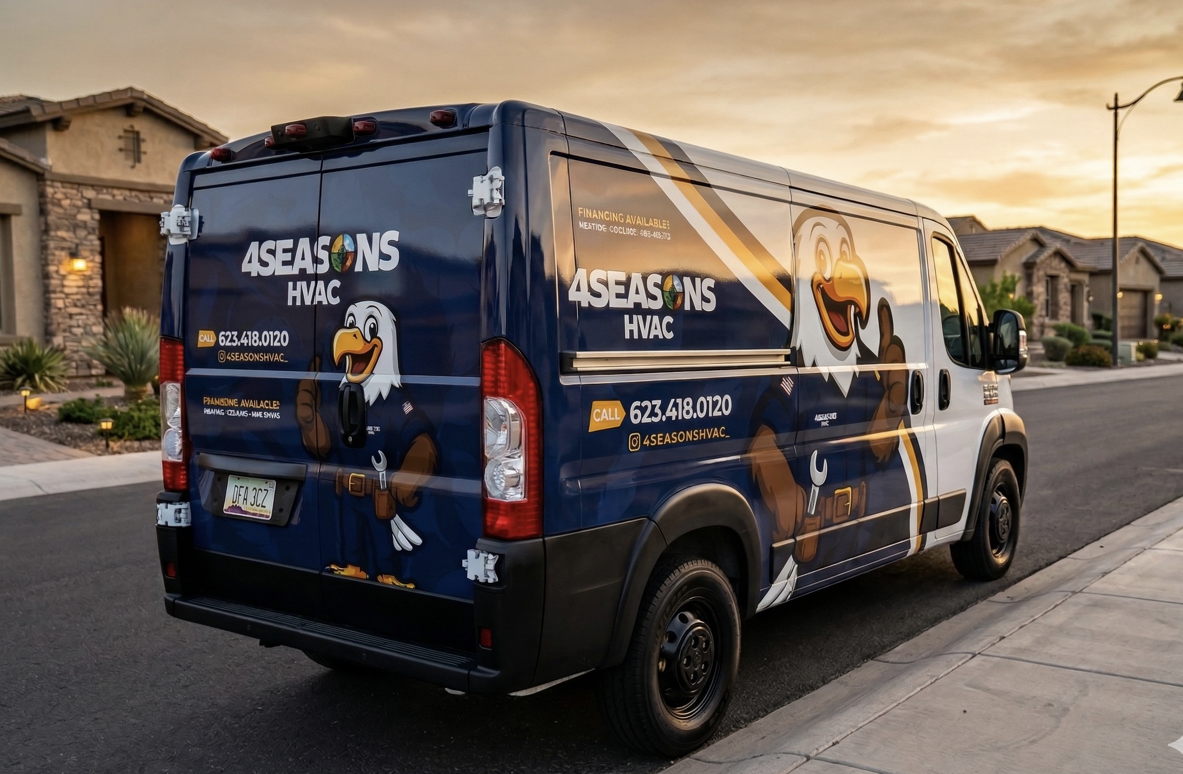 4 Seasons HVAC Van