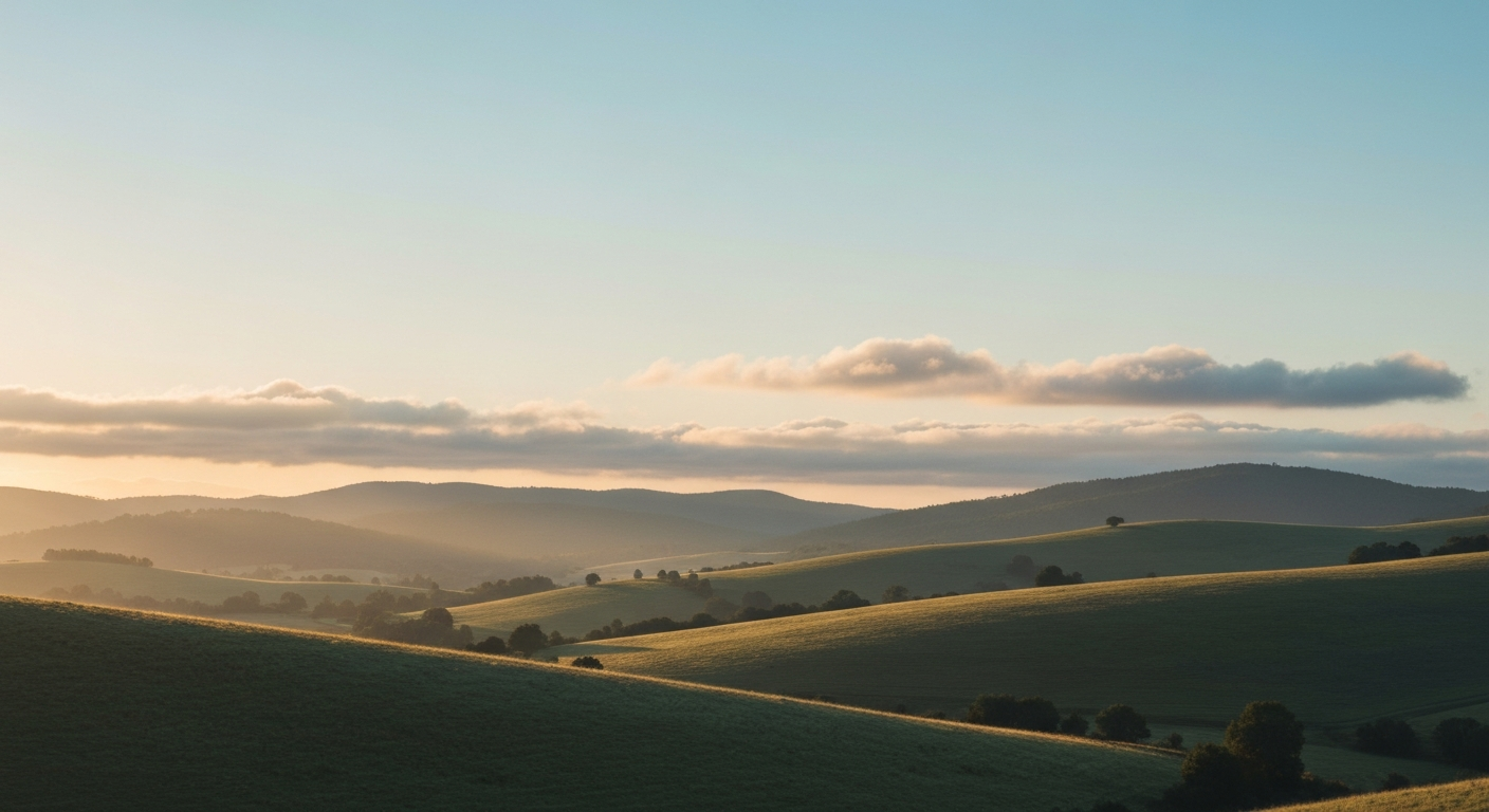 Peaceful natural landscape
