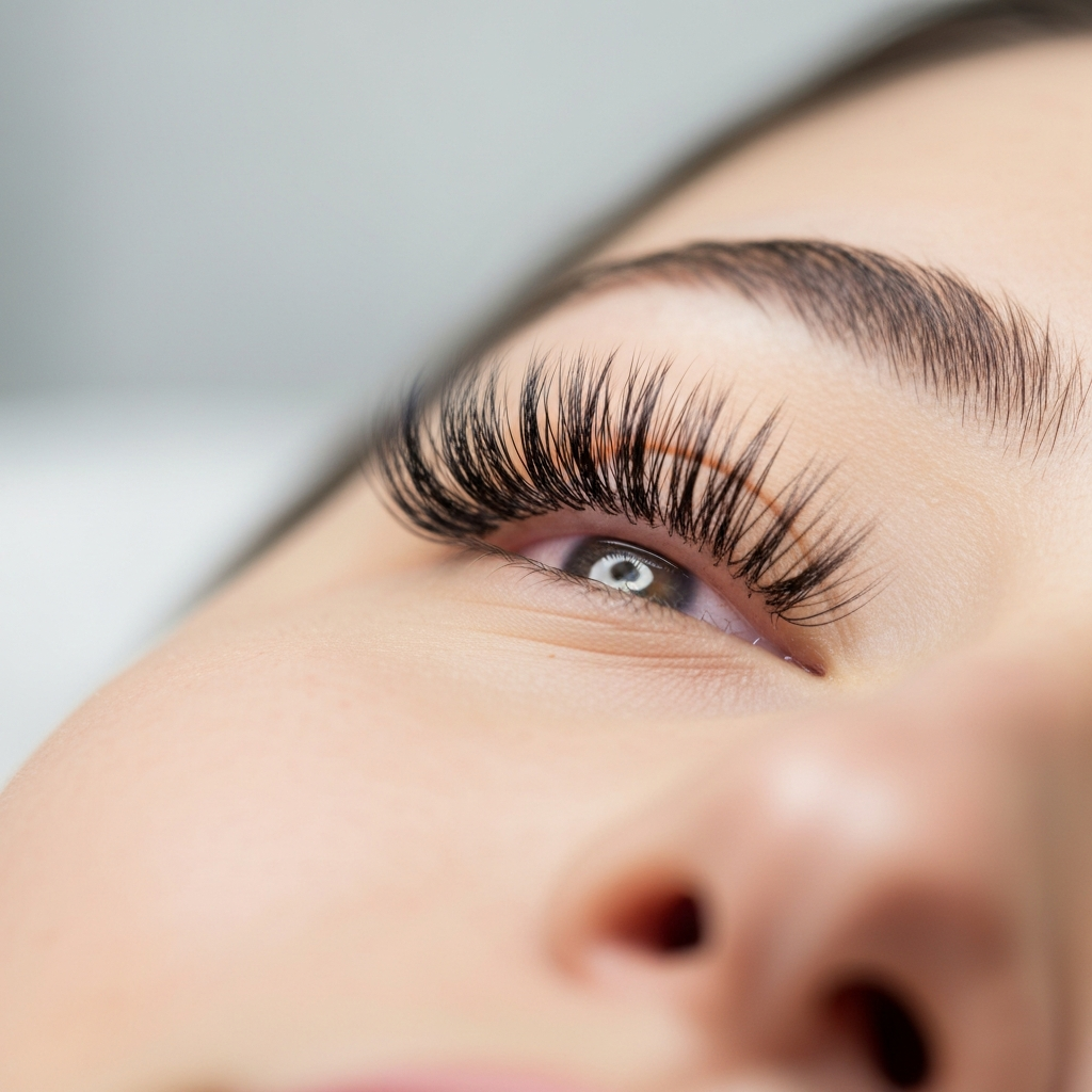 Lash detail from the studio