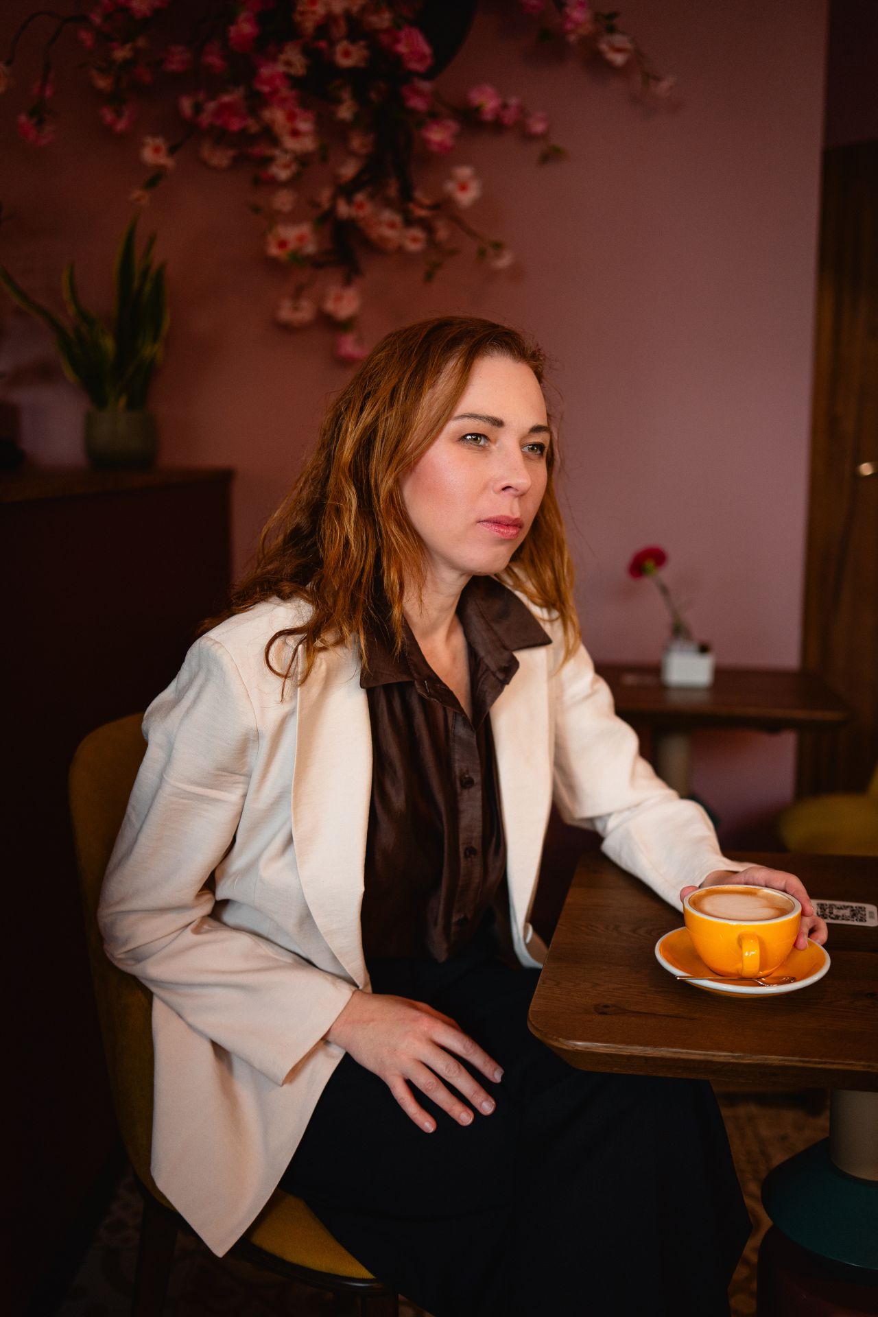 Elena working with clients