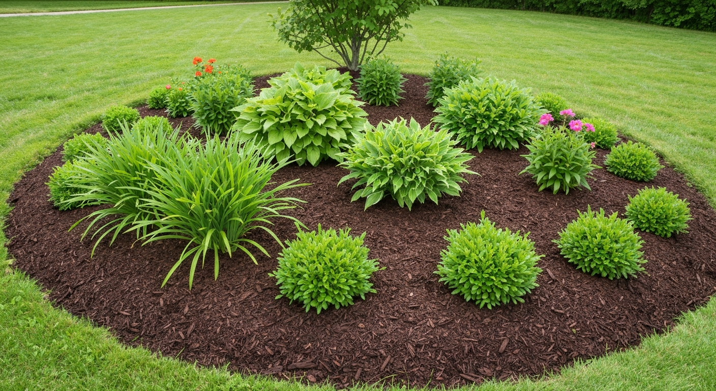 Mulching Garden Beds