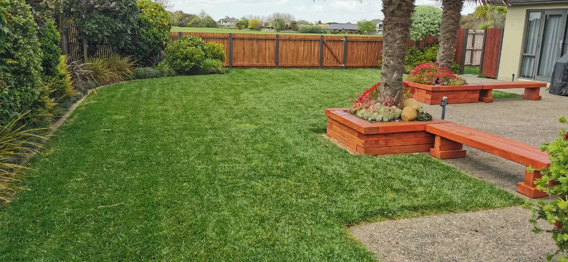 Dunedin Mowing beautiful lawn