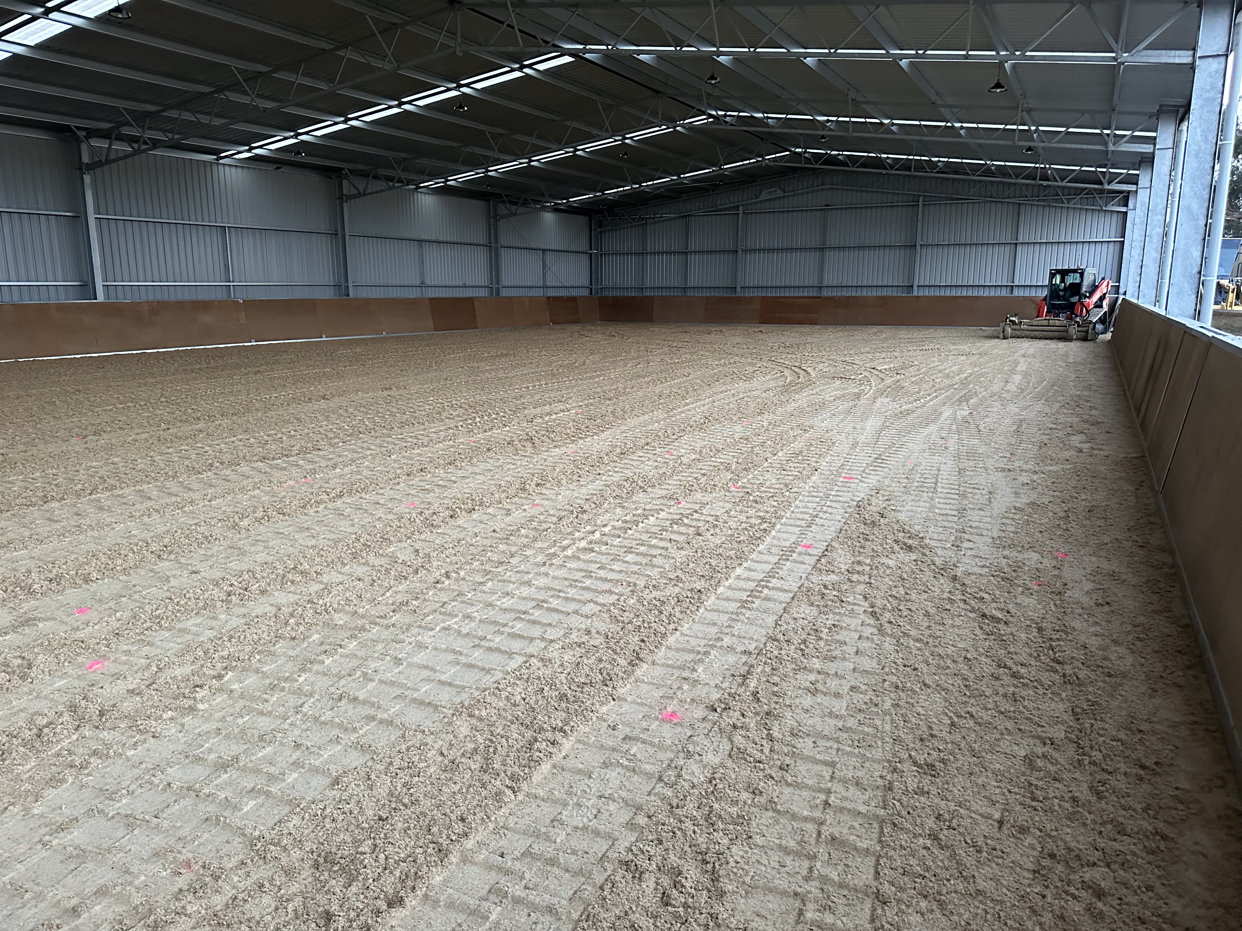 Indoor arena construction