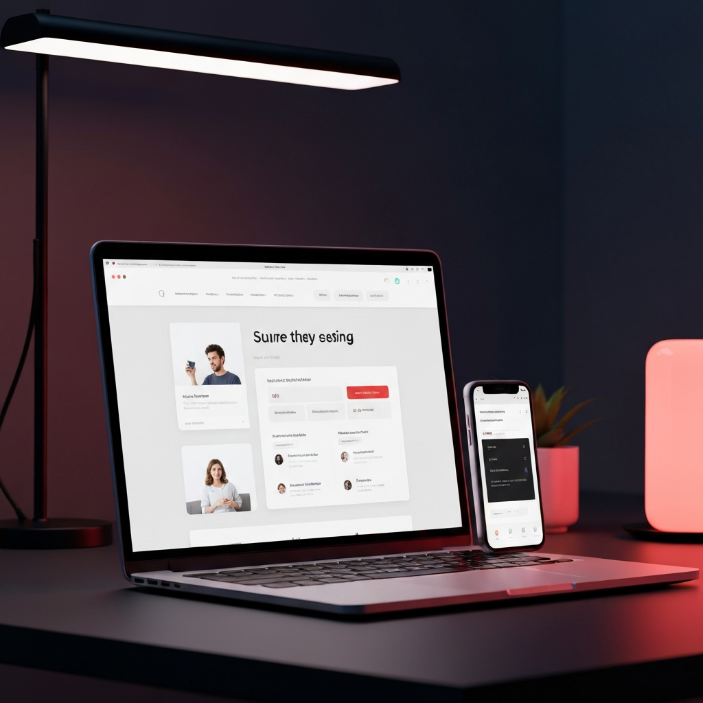 Modern high-converting website design for business growth